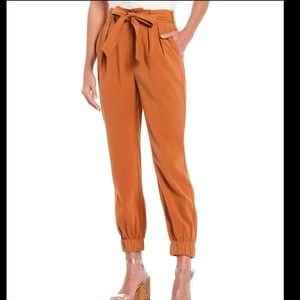 Forever 21 Belted Paperbag Joggers